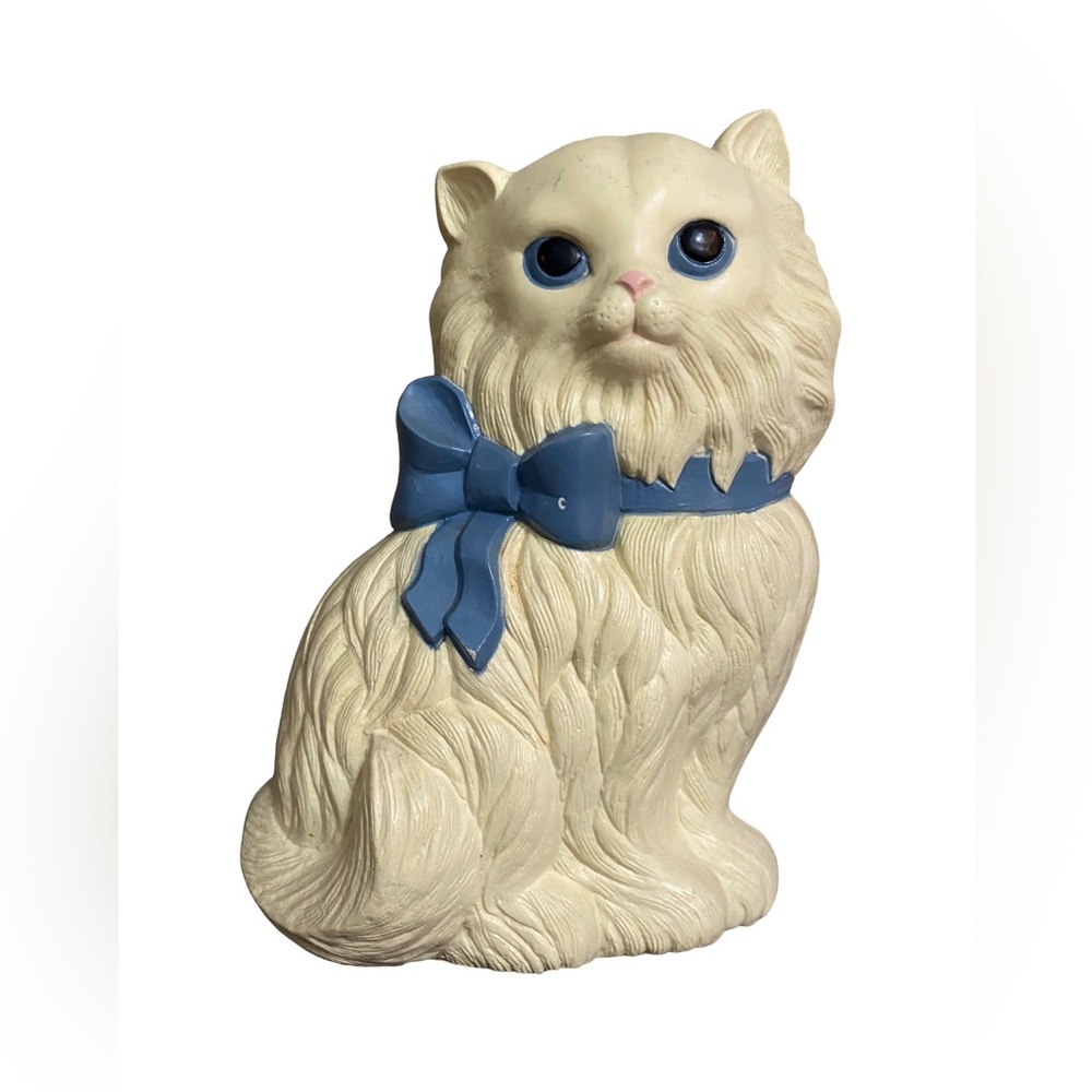 Vintage Homco 3D Wall Plaque Persian Style Cat Cottagecore
